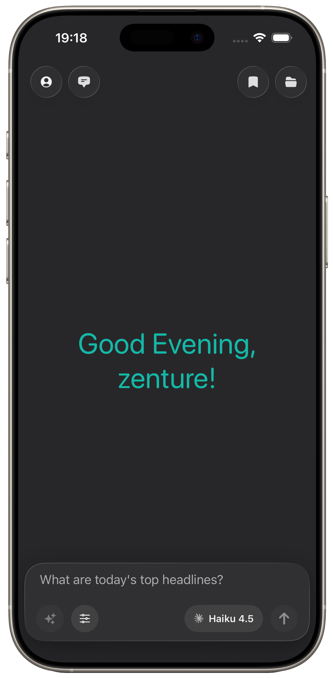 Zenture pocket iPhone preview